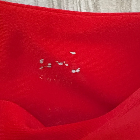 Ark Swimwear Red Triangle Bralette and Cheeky Bottom - Picture 2 of 7